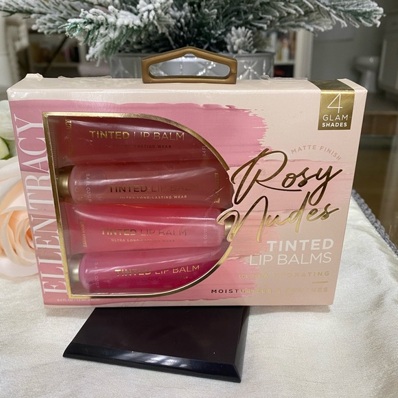 Ellen Tracy Other - ELLEN TRACY 4 TINTED LIP BALMS ULTRA HYDRATING